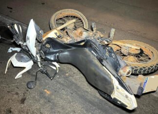 SINOP: homem fica gravemente ferido depois de colidir motocicleta com ônibus na BR-163