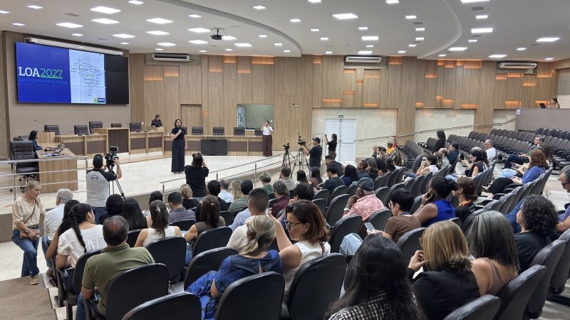 Audiência pública sobre a LOA 2027 realizada em Sinop