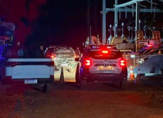 Local do confronto em subestação em construção em Cuiabá