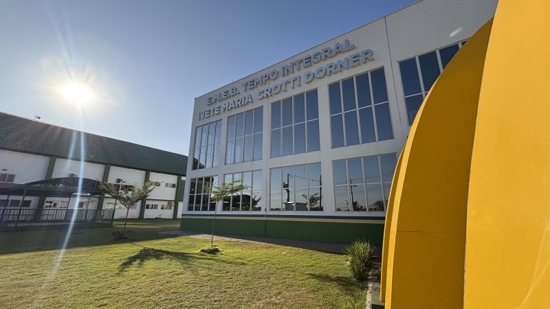 Prédio da EMEB de Tempo Integral Ivete Maria Crotti Dorner em Sinop