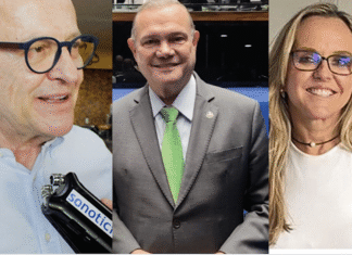 Montagem com os principais candidatos ao governo de Mato Grosso
