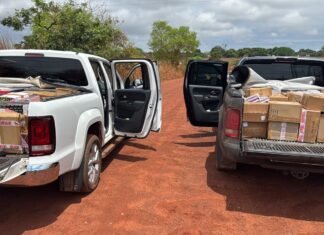 MATO GROSSO: PRF apreende mais de 1,5 mil produtos e anabolizantes Produtos e anabolizantes apreendidos pela PRF na BR-364