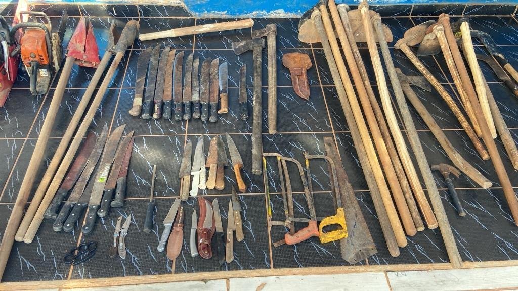 Policiamento em ação contra invasão de terras em Mato Grosso