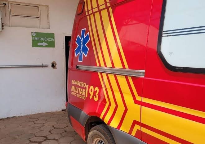 Equipe de resgate em atendimento de trânsito em Sinop