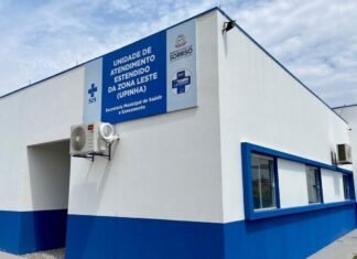 Sorriso reduz horário de atendimento da Upinha Zona Leste e prevê economia de R$ 170 mil Fachada da Upinha Zona Leste, unidade de saúde do bairro Industrial, em Sorriso