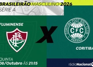 Rádio Nacional transmite Fluminense x Coritiba nesta quinta