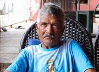Retrato do idoso desaparecido em Cuiabá