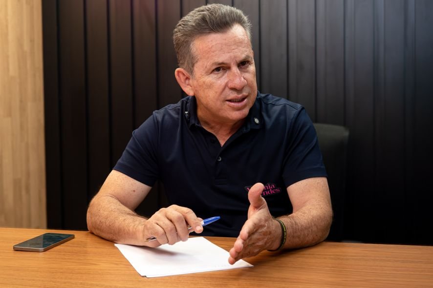 Mauro Mendes em entrevista sobre a reformulação do União Brasil em Mato Grosso