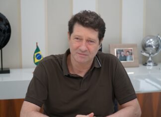 Empresário Odílio Balbinotti Filho em entrevista