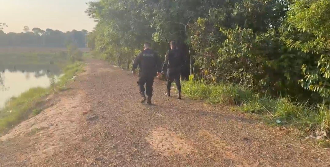 Área isolada pela perícia no bairro Daury Riva, em Sinop