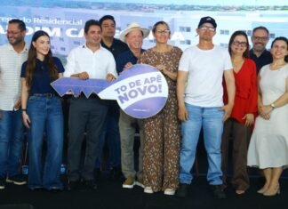 Entrega de apartamentos do residencial Jardim Califórnia em Sinop