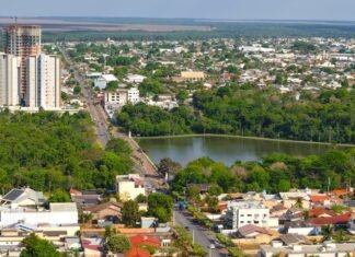Câmara de Lucas do Rio Verde aprova novas regras de expansão urbana e zoneamento Vista aérea da cidade de Lucas do Rio Verde